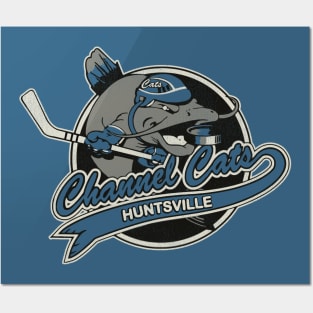 Defunct Huntsville Channel Cats Hockey Team Posters and Art